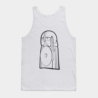 Viking Uig Chessman - Black Tank Top